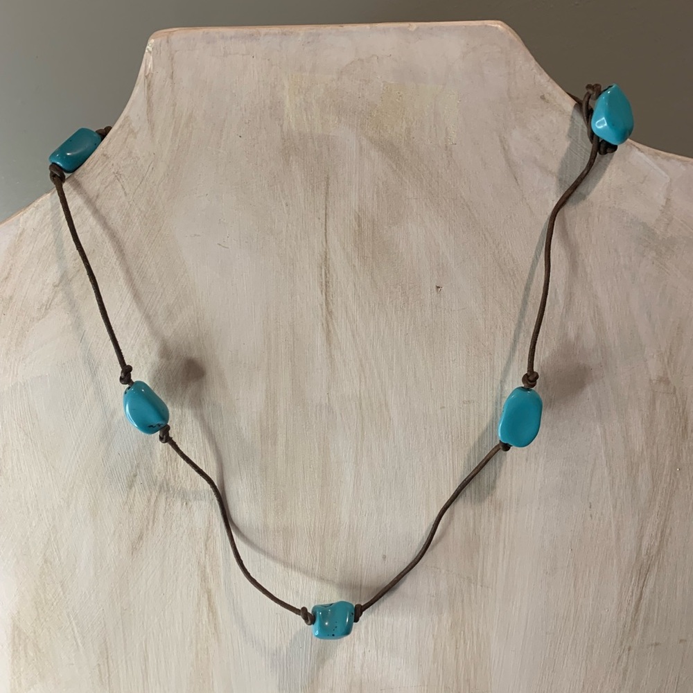 Turquoise Beaded Necklace